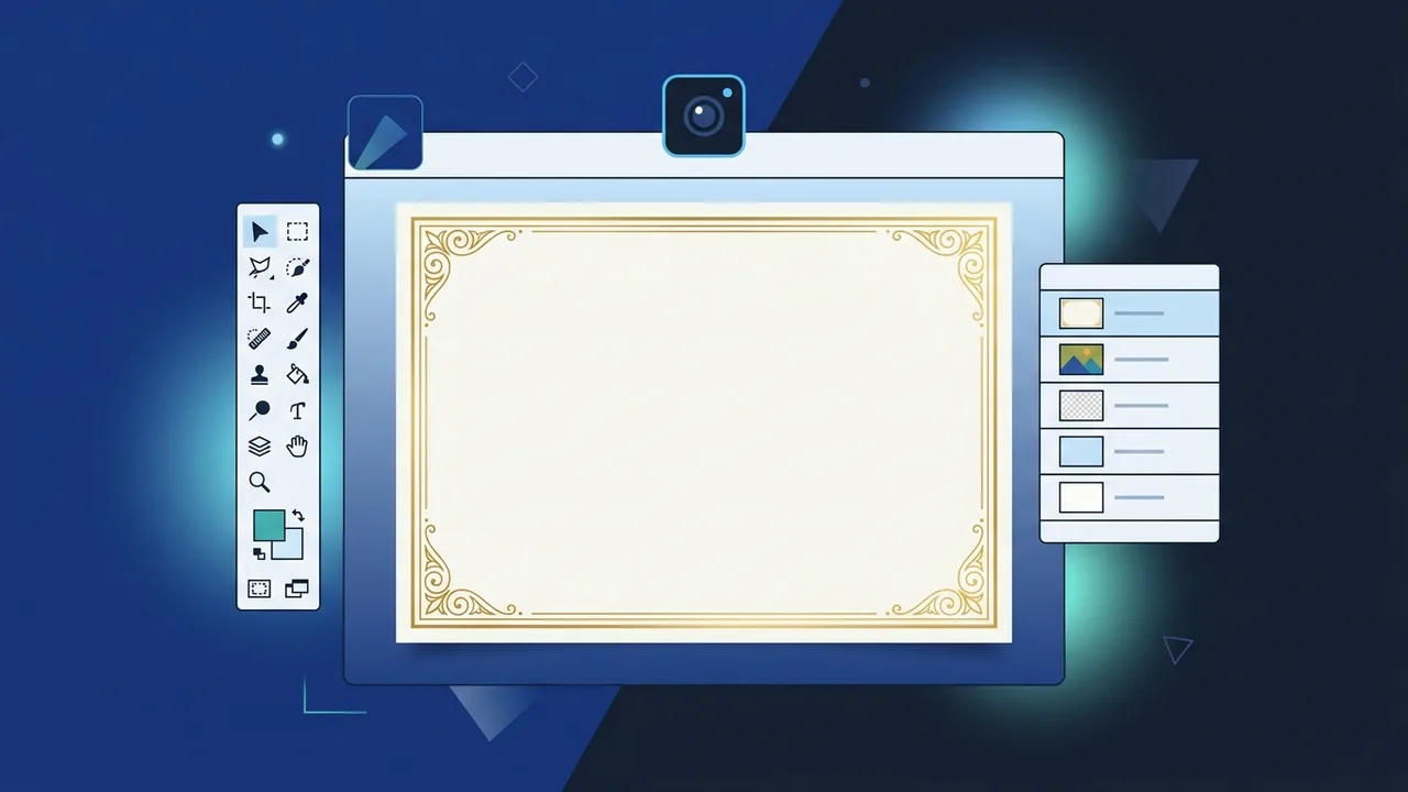 Blank Certificate of Appreciation Photoshop Borders Step by Step