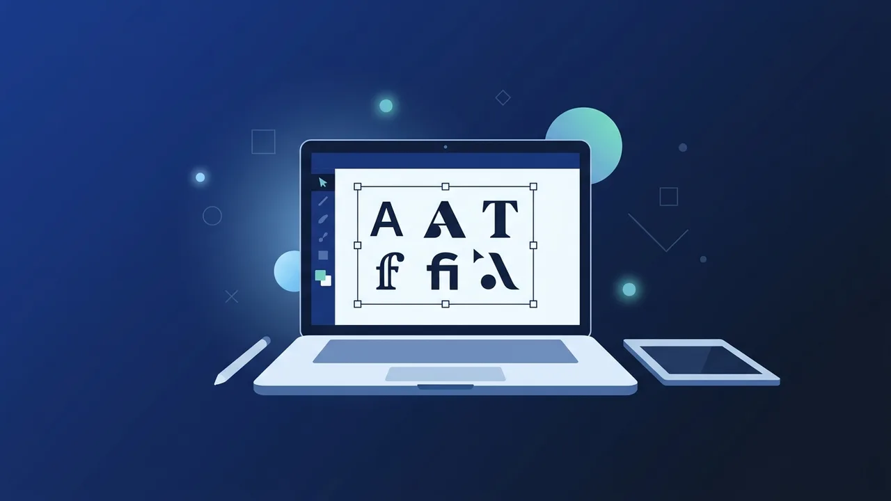 7 خطوات عملية لـخطوط فوتوشوب
