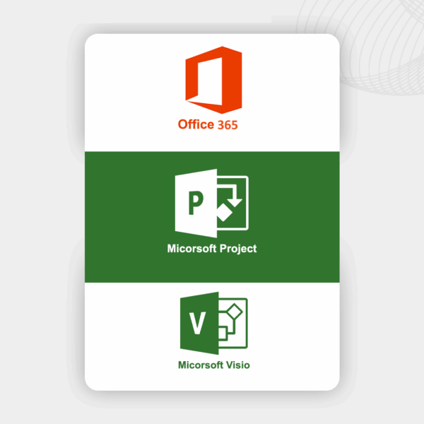 Office 365 pro business+ visio + project for 5 devices