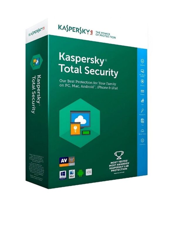 Kaspersky Total Security GLOBAL 1 Device 1 Year