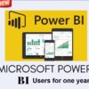 مستخدمين Power BI مدة سنة