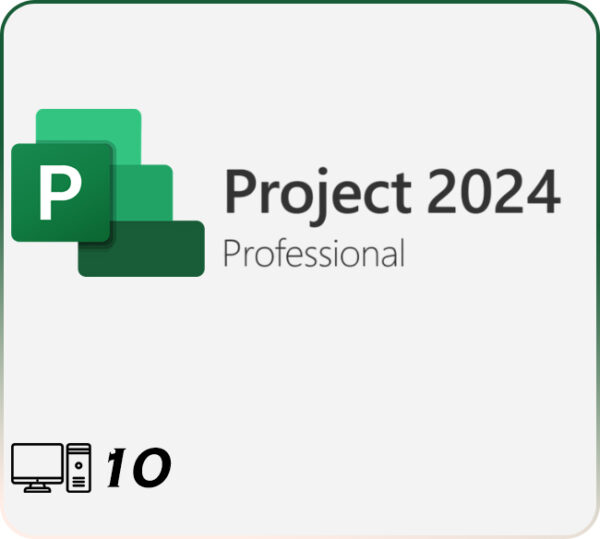 MS Project Pro 2024 Lifetime 10 pcs