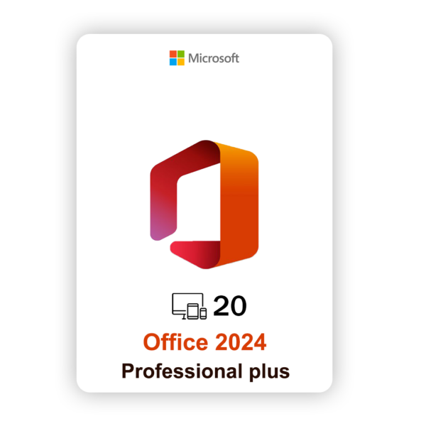 اوفيس 2024 برو بلس ويندوز 20 جهاز