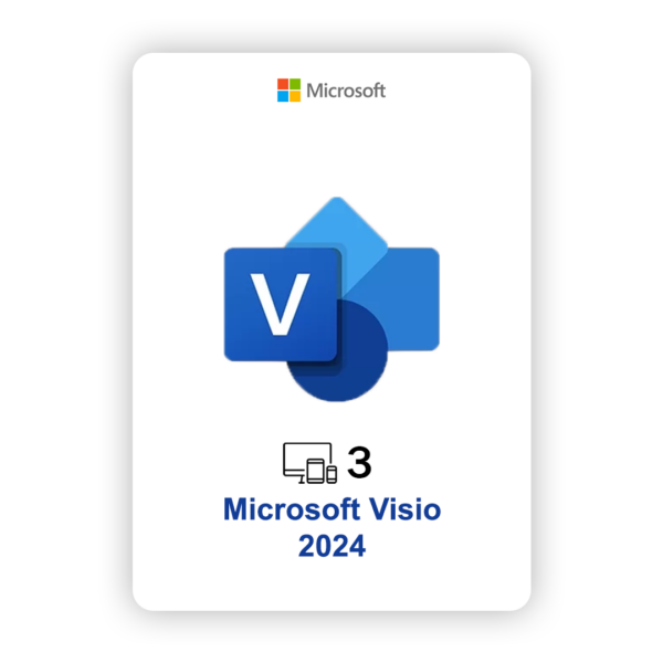 MS Visio Pro 2024 Lifetime 3 pcs