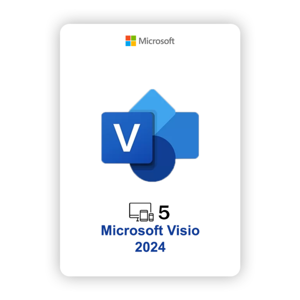 MS Visio Pro 2024 Lifetime 5 pcs